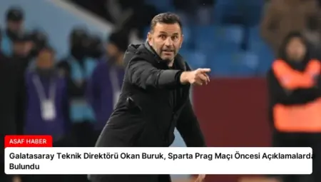 Galatasaray Teknik Direktörü Okan Buruk, Sparta Prag Maçı Öncesi Açıklamalarda Bulundu