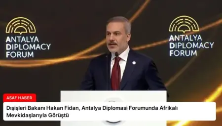Dışişleri Bakanı Hakan Fidan, Antalya Diplomasi Forumunda Afrikalı Mevkidaşlarıyla Görüştü