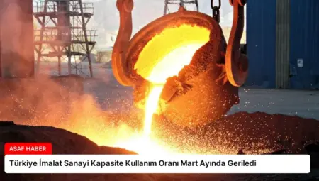 Türkiye İmalat Sanayi Kapasite Kullanım Oranı Mart Ayında Geriledi