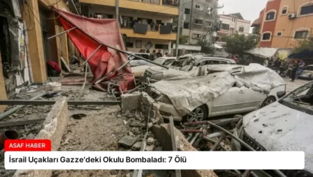 İsrail Uçakları Gazze’deki Okulu Bombaladı: 7 Ölü