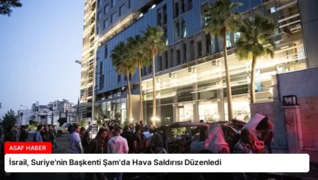 İsrail, Suriye’nin Başkenti Şam’da Hava Saldırısı Düzenledi