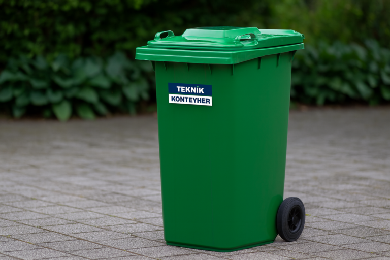 240 Litre Plastik Çöp Konteyneri ile Düzenli ve Hijyenik Atık Yönetimi