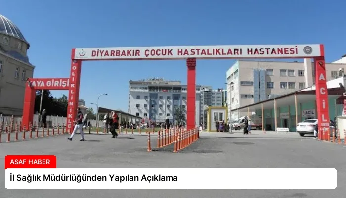 İl Sağlık Müdürlüğünden Yapılan Açıklama