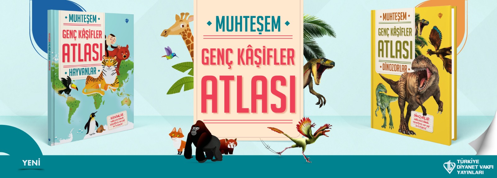 Muhteşem Kâşifler Atlası Hayvanlar ve Dinozorlar Serisi ile Keşif Yolculuğuna Hazır mısınız?