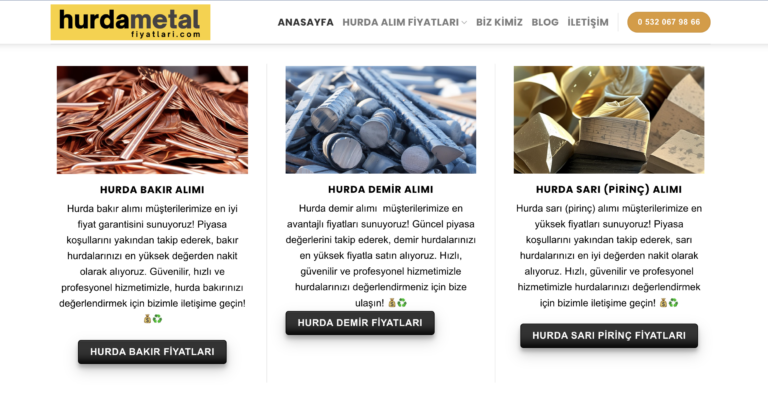 İstanbul Hurda Alımı: Bakır, Demir, Alüminyum ve Kablo Hurda Alımında En İyi Fiyat Garantisi