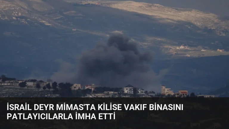 İsrail Deyr Mimas’ta Kilise Vakıf Binasını Patlayıcılarla İmha Etti