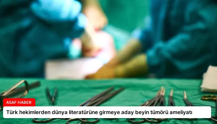 Türk hekimlerden dünya literatürüne girmeye aday beyin tümörü ameliyatı
