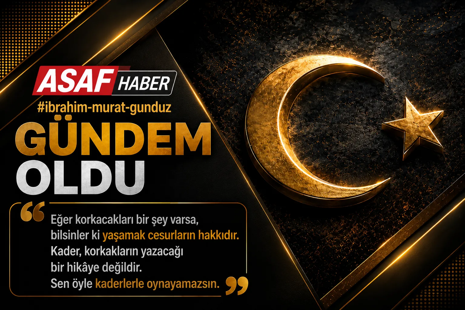 İbrahim Murat Gündüz’ün Peş Peşe Paylaştığı Mesajlar Dikkat Çekti: “Sen Öyle Kaderlerle Oynayamazsın”