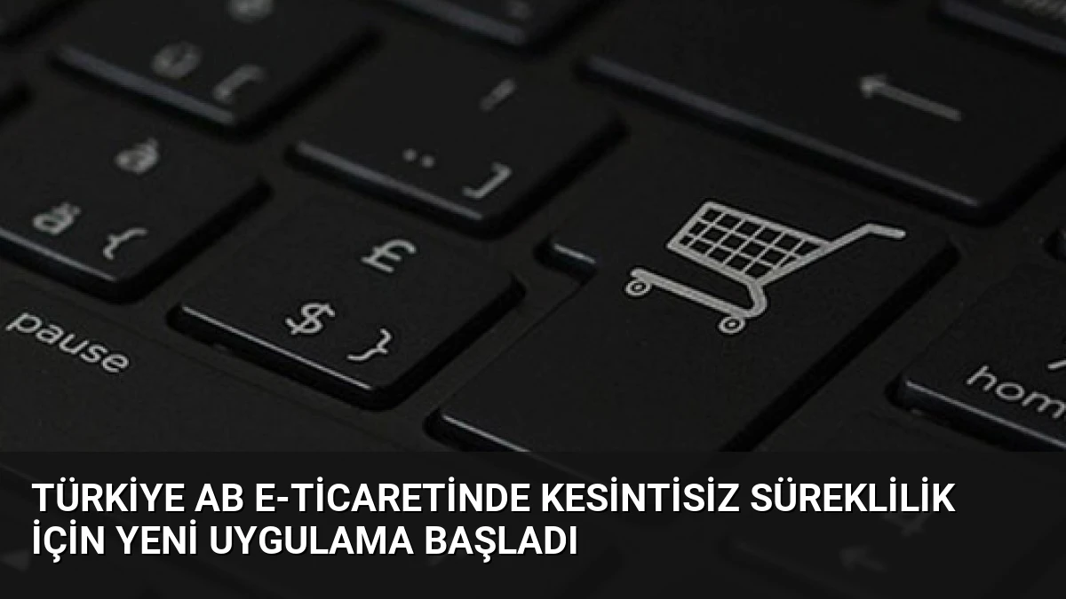 Türkiye AB E-ticaretinde Kesintisiz Süreklilik İçin Yeni Uygulama Başladı