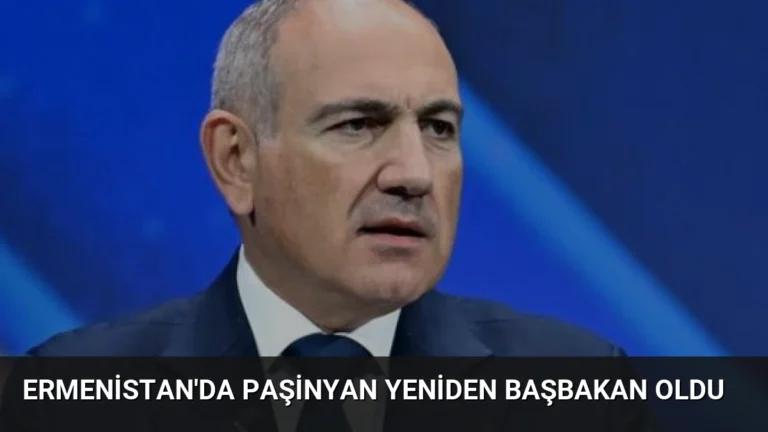 Ermenistan’da Paşinyan Yeniden Başbakan Oldu