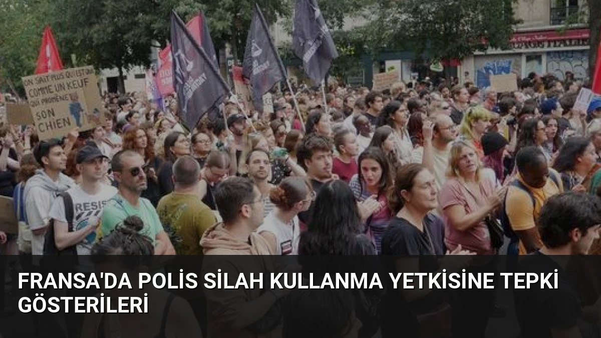 Fransa’da Polis Silah Kullanma Yetkisine Tepki Gösterileri