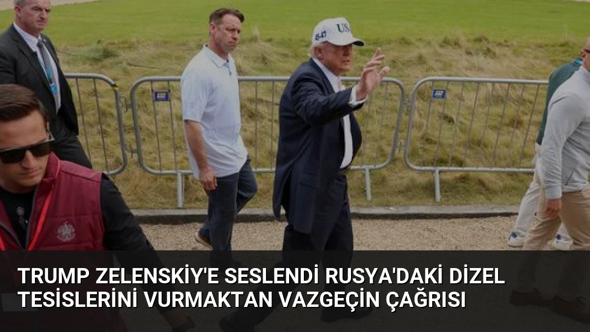Trump Zelenskiy’e Seslendi Rusya’daki Dizel Tesislerini Vurmaktan Vazgeçin Çağrısı