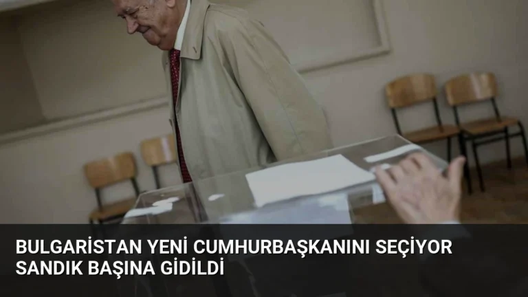 Bulgaristan Yeni Cumhurbaşkanını Seçiyor Sandık Başına Gidildi
